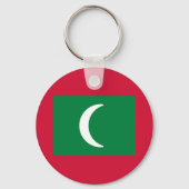 Porte-clés Drapeau des Maldives (Verso)