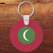 Porte-clés Drapeau des Maldives (Recto)