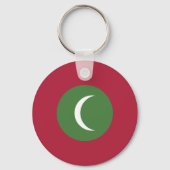 Porte-clés Drapeau des Maldives (Verso)