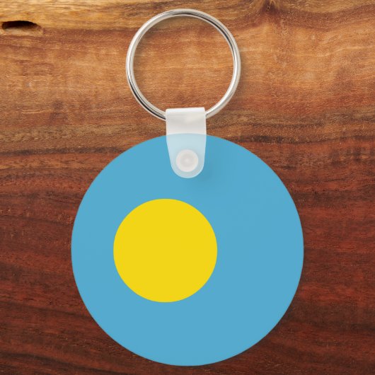 Porte-clés Drapeau des Palaos (Recto)