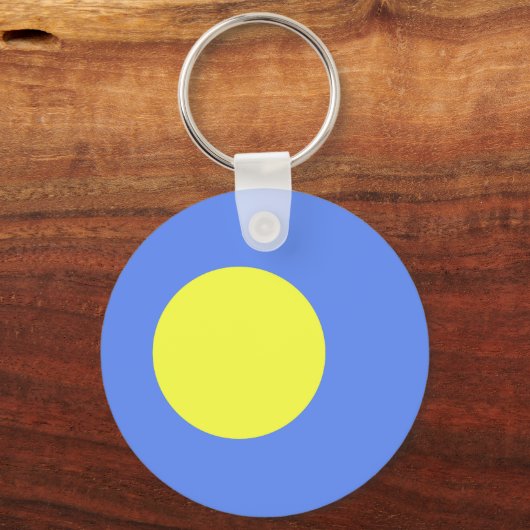 Porte-clés Drapeau des Palaos (Recto)