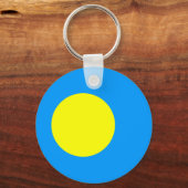 Porte-clés Drapeau des Palaos (Recto)