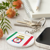 Porte-clés Drapeau des Pouilles (Italie) (Devant Droit)