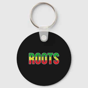 Porte-clés Drapeau des racines afro-américaines - Black Histo