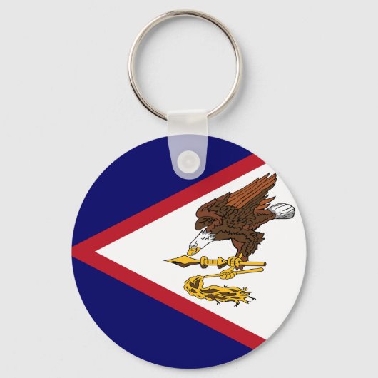 Porte-clés Drapeau des Samoa américaines (Recto)