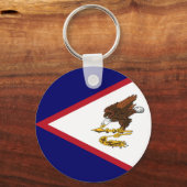 Porte-clés Drapeau des Samoa américaines (Recto)