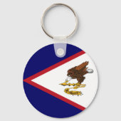 Porte-clés Drapeau des Samoa américaines (Verso)