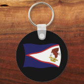 Porte-clés Drapeau des Samoa américaines (Recto)