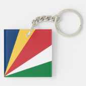 Porte-clés Drapeau des Seychelles (Dos)