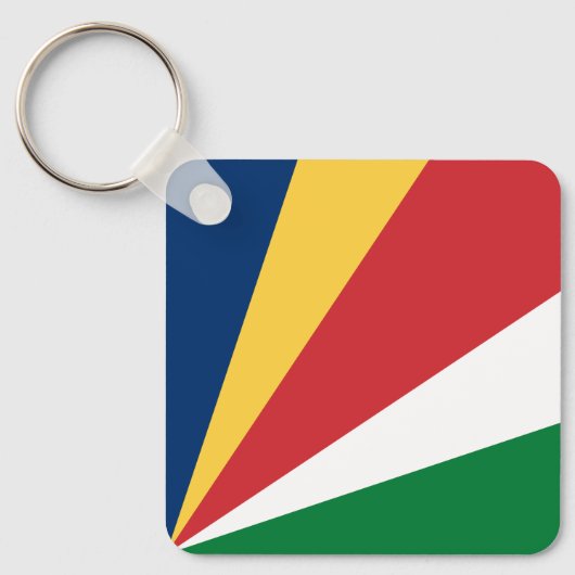 Porte-clés Drapeau des Seychelles (Recto)