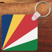 Porte-clés Drapeau des Seychelles (Verso)