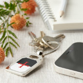 Porte-clés Drapeau des Templiers (Côté )