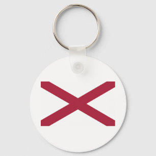 Porte-clés Drapeau d'état de l'Alabama