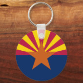 Porte-clés Drapeau d'État de l'Arizona (Verso)
