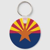 Porte-clés Drapeau d'État de l'Arizona (Verso)