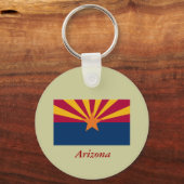 Porte-clés Drapeau d'État de l'Arizona (Recto)