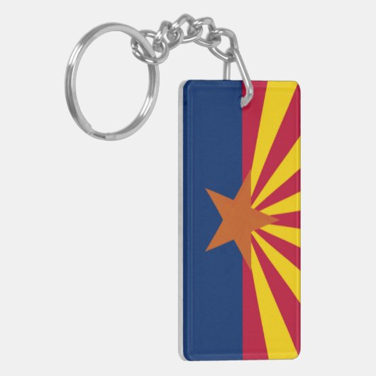Porte-clés Drapeau d'État de l'Arizona (Devant gauche)
