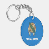 Porte-clés Drapeau d'État de l'Oklahoma (Devant gauche)
