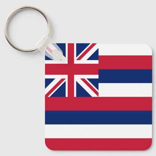 Porte-clés Drapeau d'État d'Hawaii (Recto)