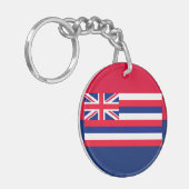 Porte-clés Drapeau d'État d'Hawaii (Devant gauche)