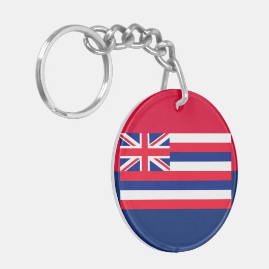 Porte-clés Drapeau d'État d'Hawaii (Devant gauche)