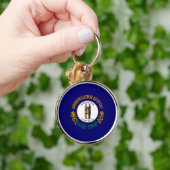 Porte-clés Drapeau d'État du Kentucky (Main)