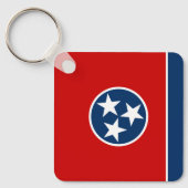 Porte-clés Drapeau d'état du Tennessee (Recto)