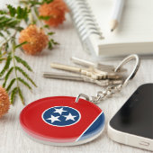 Porte-clés Drapeau d'état du Tennessee (Devant droit)