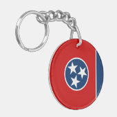 Porte-clés Drapeau d'état du Tennessee (Devant gauche)