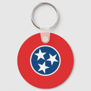 Porte-clés Drapeau d'état du Tennessee