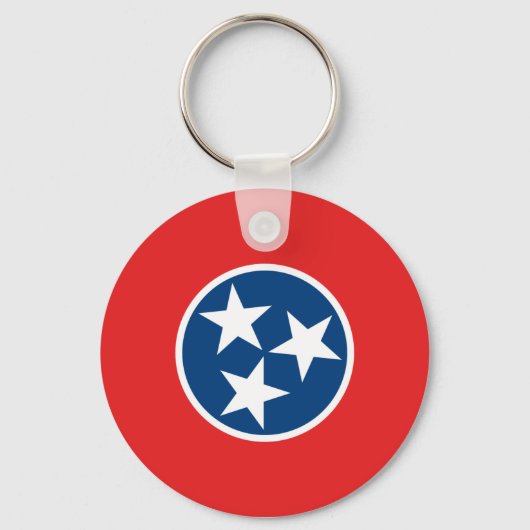 Porte-clés Drapeau d'état du Tennessee (Recto)