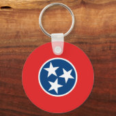 Porte-clés Drapeau d'état du Tennessee (Recto)