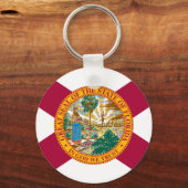PORTE-CLÉS DRAPEAU D'ÉTAT FLORIDE (Recto)