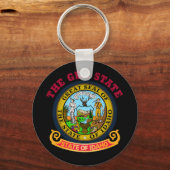 PORTE-CLÉS DRAPEAU D'ÉTAT IDAHO CROSSROADS (Recto)