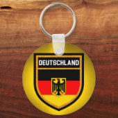 Porte-clés Drapeau Deutschland (Recto)