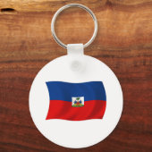 Porte-clés Drapeau d'Haïti (Recto)