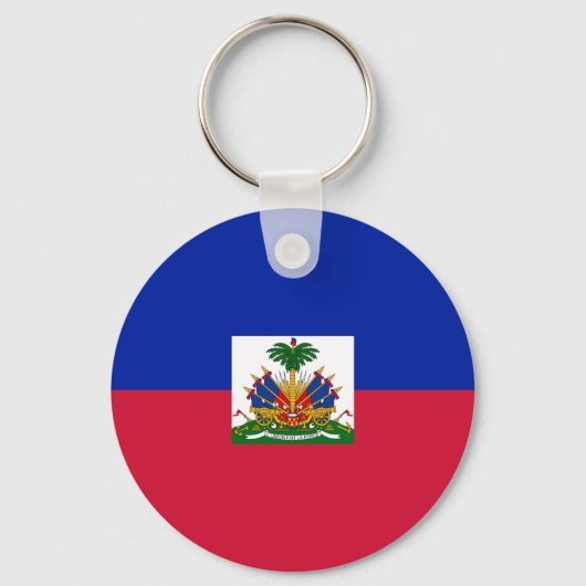 Porte-clés Drapeau d'Haïti (Recto)