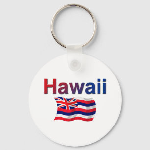 Porte-clés Drapeau d'Hawaï