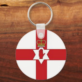 Porte-clés Drapeau d'Irlande du Nord (Recto)