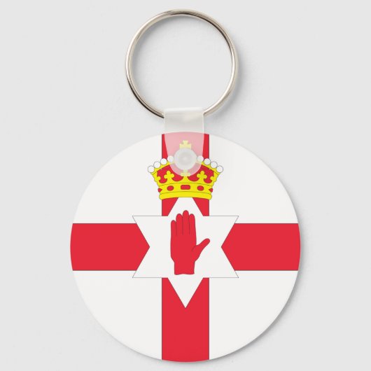 Porte-clés Drapeau d'Irlande du Nord (Recto)