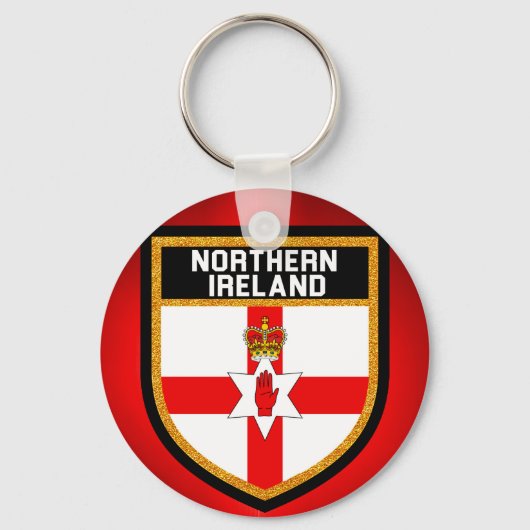 Porte-clés Drapeau d'Irlande du Nord (Recto)