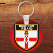 Porte-clés Drapeau d'Irlande du Nord (Recto)