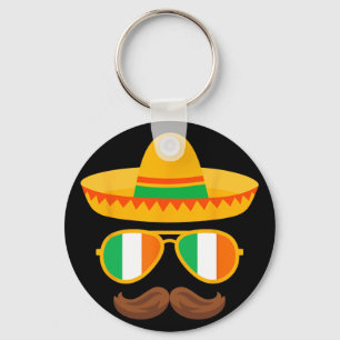 Porte-clés Drapeau d'Irlande Sungles Irlandais Cinco De Mayo