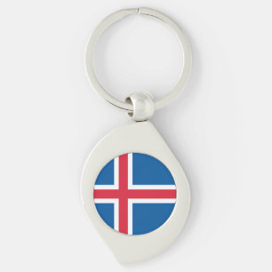 Porte-clés Drapeau d'Islande