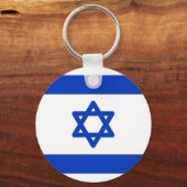 Porte-clés Drapeau d'Israël (Recto)