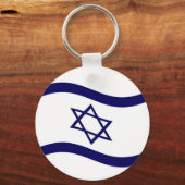 Porte-clés Drapeau d'Israël (Recto)