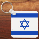 Porte-clés Drapeau d'Israël (Recto)