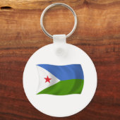 Porte-clés Drapeau Djibouti (Recto)