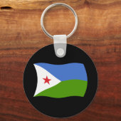 Porte-clés Drapeau Djibouti (Recto)
