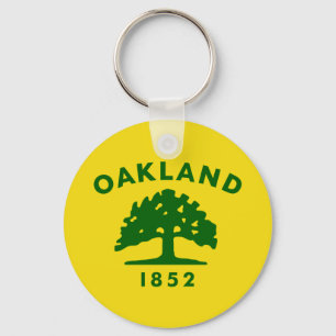 Porte-clés Drapeau d'Oakland, Californie